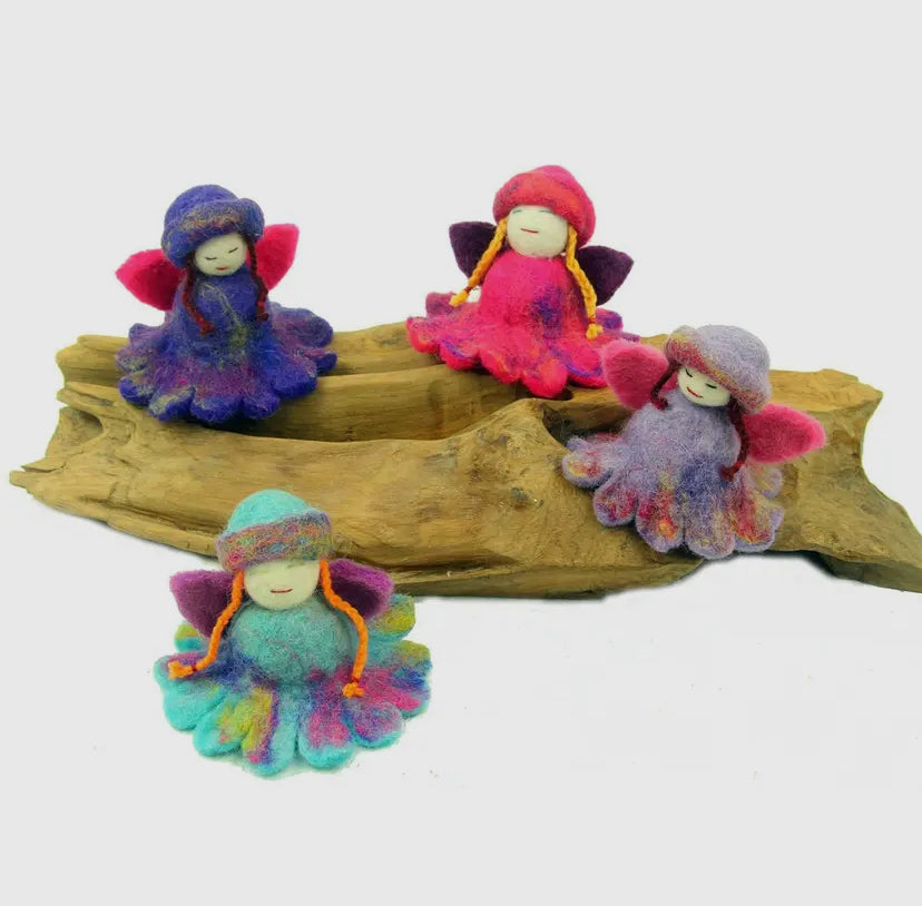 Felt Fairy Dolls - Set of 4