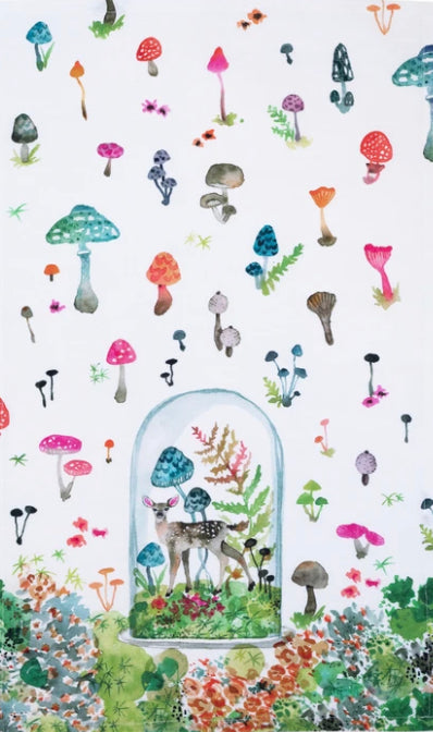 Tea Towel- Fawn Terrarium