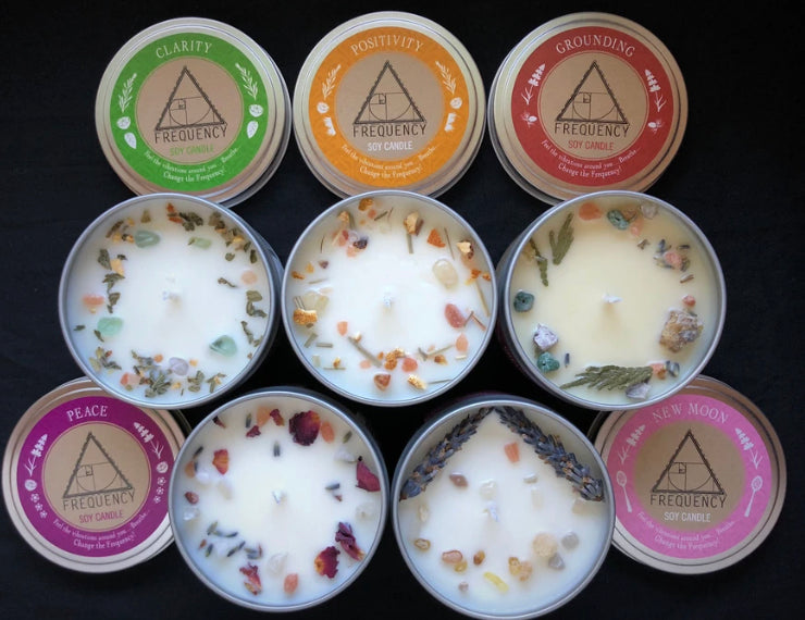 Comfort Soy Candle - Crystal Infused
