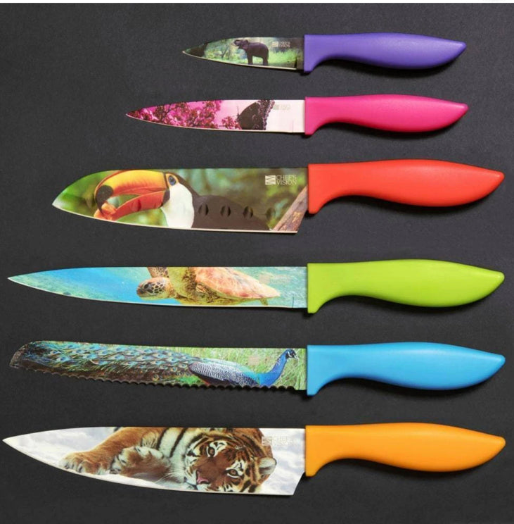 Wildlife Six-Piece Knife Set