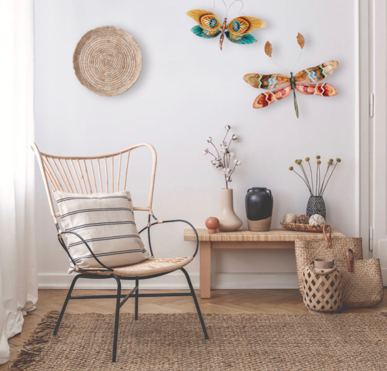 Dragonfly Wall Decor Peacock (#M4036)