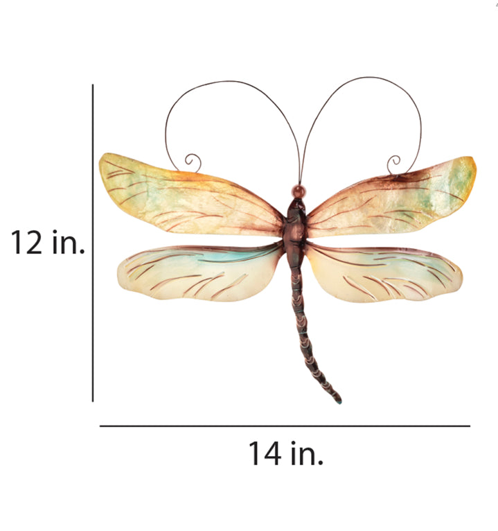 Dragonfly Wall Decor Pearl (#M4005)