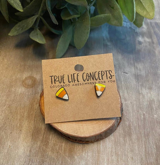 Halloween Candy Corn Earrings