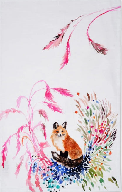 Tea Towel- Curious Fox