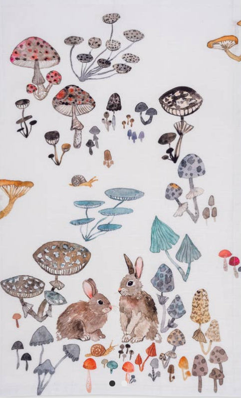 Tea Towel- Field Bunnies