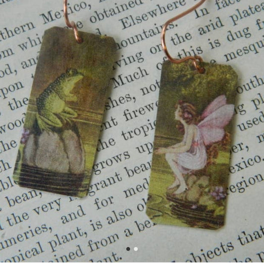 Earrings -Fairy and Frog