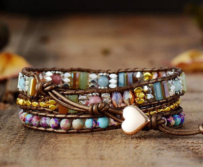 Imperial Heart Protection Wrap Bracelet