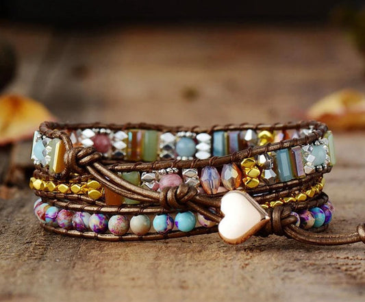 Imperial Heart Protection Wrap Bracelet