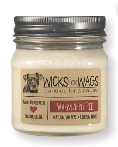 Warm Apple Pie Soy Candle - Handmade