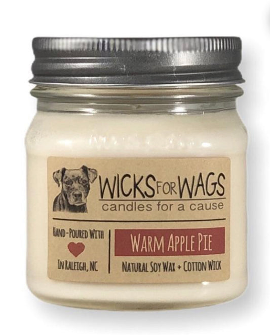 Warm Apple Pie Soy Candle - Handmade