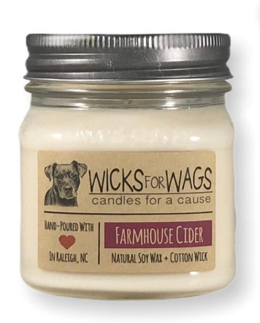 Farmhouse Cider Soy Candle - Handmade