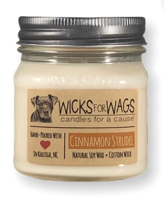 Cinnamon Strudel Soy Candle - Handmade