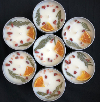 Comfort Soy Candle - Crystal Infused