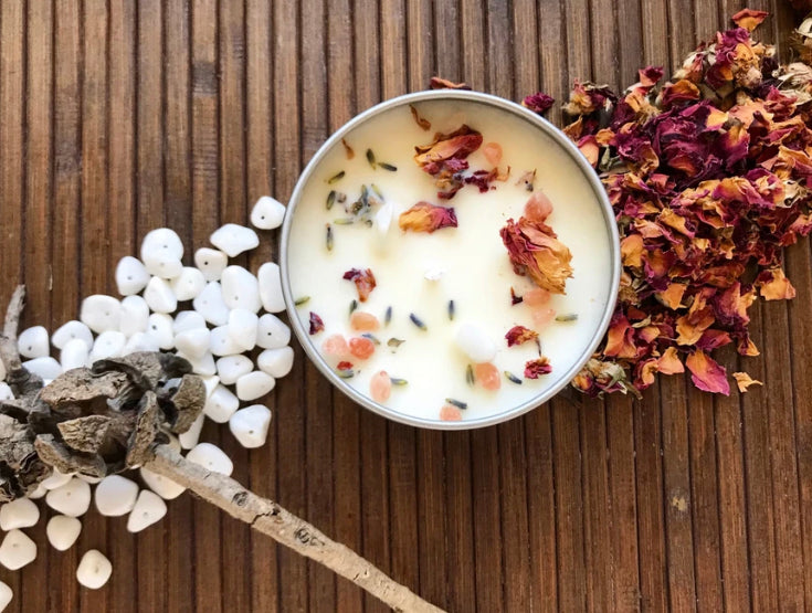 Peace Soy Candle - Crystal Infused