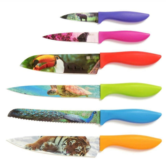 Wildlife Six-Piece Knife Set