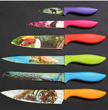 Wildlife Six-Piece Knife Set