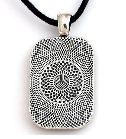 Luna's Flight Handmade Rectangle Pendant