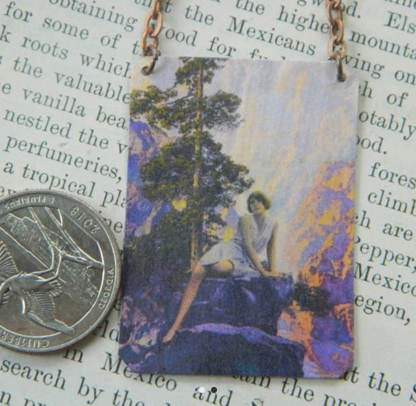 Necklace - Maxfield Parrish Solitude