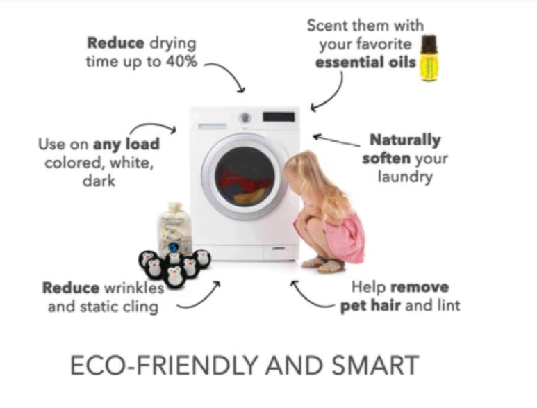 Penguins -COOL FRIENDS ECO DRYER BALLS