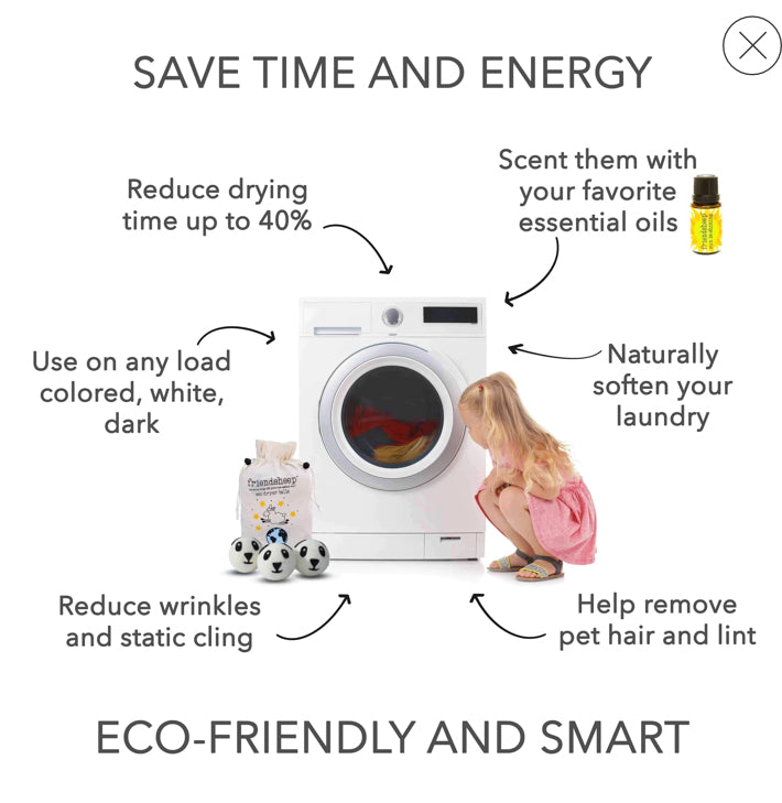 PANDA PACK ECO DRYER BALLS