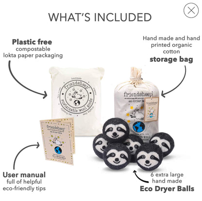 SLOTH SQUAD ECO DRYER BALLS