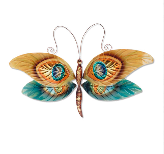 Dragonfly Wall Decor Peacock (#M4036)