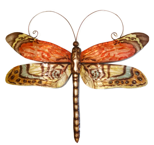 Dragonfly Wall Decor Red Multi Color (#M4032)